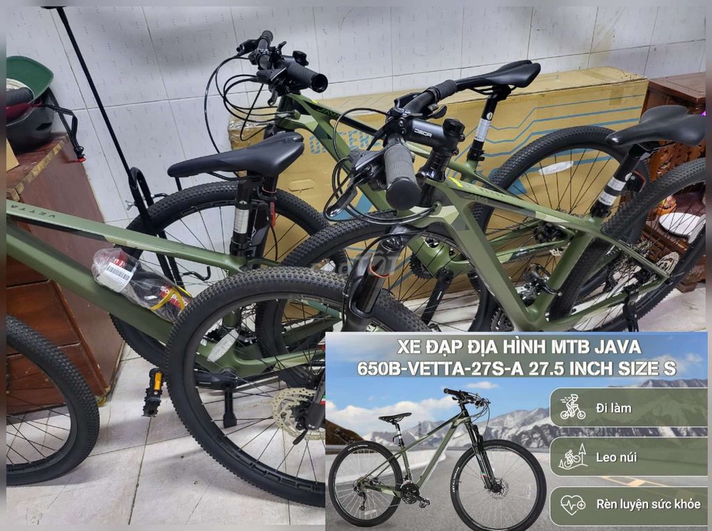 Xe đạp địa hình sườn cacbon JAVA VETTA 27S Mới 💯% - 126467098