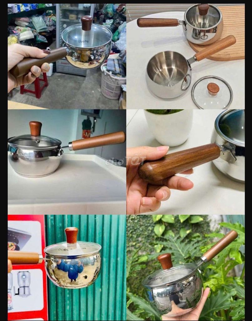 chảo inox có nắp 12cm 199k. Mua bán Dụng cụ nhà bếp tại Quận Thanh Khê Đà Nẵng được đăng bởi Gia Dụng Thủy Lê hình 1