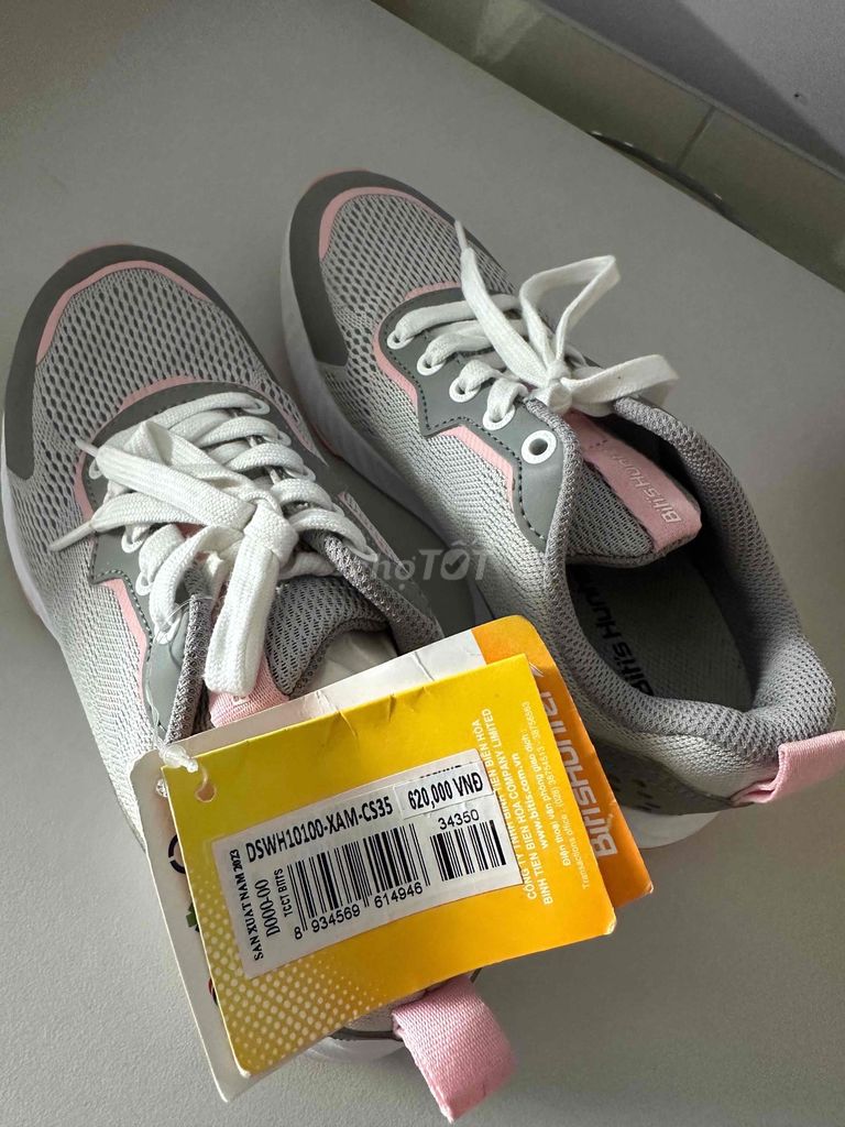 Giày thể thao Bitish Hunter Nữ Xám Hồng 35. Mua bán Giày dép tại Huyện Bình Chánh Tp Hồ Chí Minh được đăng bởi tuấn hình 1