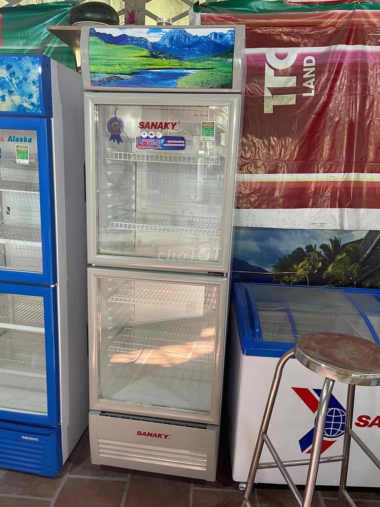 Tủ mát Sanaky 2 cánh 450 lít đã sử dụng. Mua bán Tủ lạnh tại Quận Tân Phú Tp Hồ Chí Minh được đăng bởi cửa hàng thanh lý đồ cũ hình 1