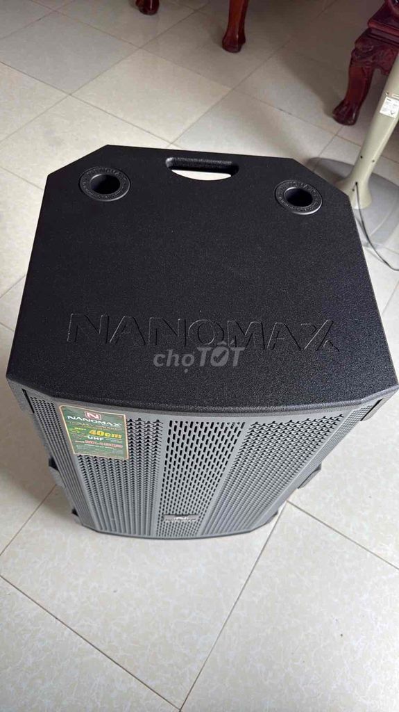 Loa kéo Nanomax 40cm 600W Đen. Mua bán Tivi, Âm thanh tại Huyện Kiến Xương Thái Bình được đăng bởi Hoang Viet hình 1