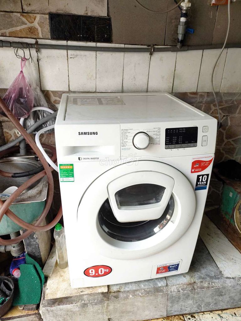 Máy giặt Samsung 9kg Inverter có cửa phụ tiết kiệm. Mua bán Máy giặt tại Quận 12 Tp Hồ Chí Minh được đăng bởi Hà Trung Hiếu hình 1