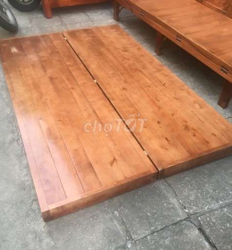 Phản gỗ xoan đào màu Nâu gỗ. Mua bán Nội thất, đồ gia dụng khác tại Quận Hà Đông Hà Nội được đăng bởi Đặng Tuấn Anh hình 1
