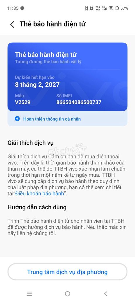 Vivo V60 Lite 5G 256GB. Mua bán Điện thoại tại Quận 12 Tp Hồ Chí Minh được đăng bởi Thong nguyen hình 1