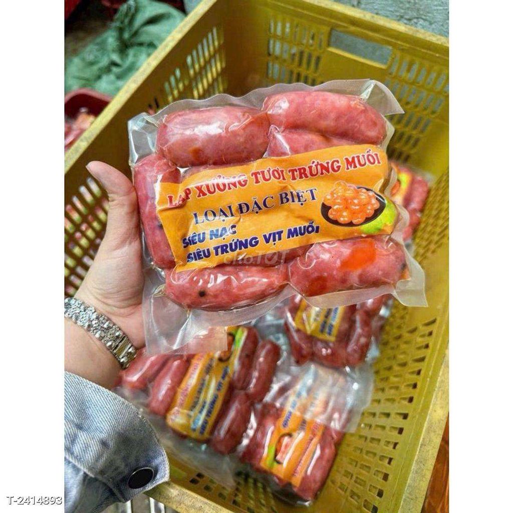 Lạp xưởng trứng muối 500g hút chân không. Mua bán Đồ ăn, thực phẩm và các loại khác tại Quận 1 Tp Hồ Chí Minh được đăng bởi Thanh mai hình 1