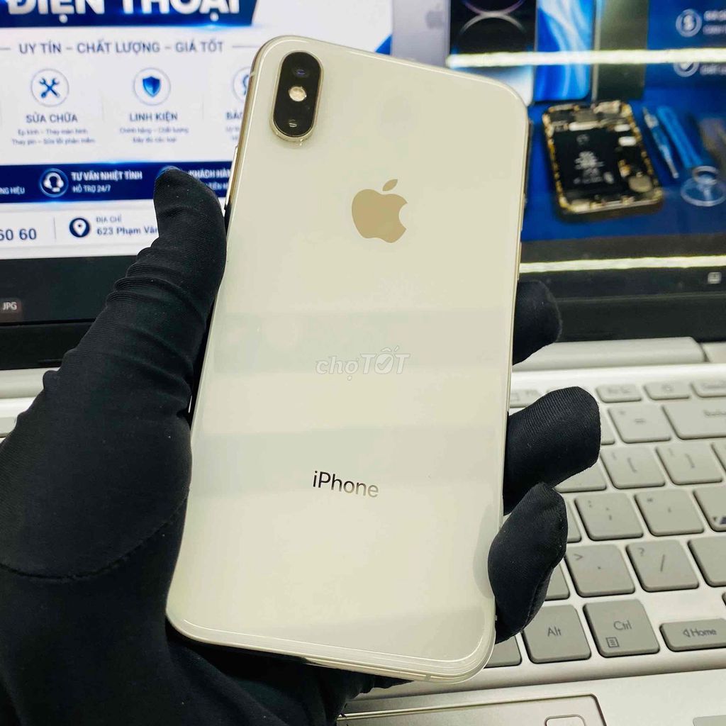 Apple iPhone Xs 64GB Màu Trắng Quốc Tế. Mua bán Điện thoại tại Thành phố Biên Hòa Đồng Nai được đăng bởi DT MOBILE BIÊN HOÀ hình 1
