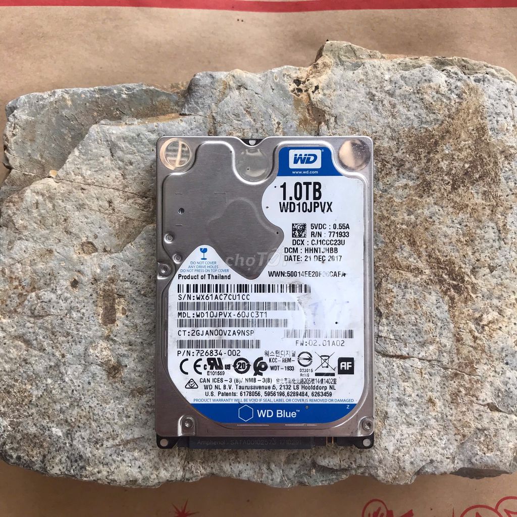 Ổ cứng laptop WD 1 TB ~ 1000 GB zin đẹp mới ken. Mua bán Linh kiện (RAM, Card...) tại Thành phố Bà Rịa Bà Rịa - Vũng Tàu được đăng bởi Laptop Bà Rịa hình 1