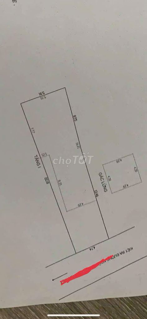 Bán đất tặng nhà Lê Văn Hưu 115m2 Nở Hậu 15m ra mặt tiền Ô tô thông.