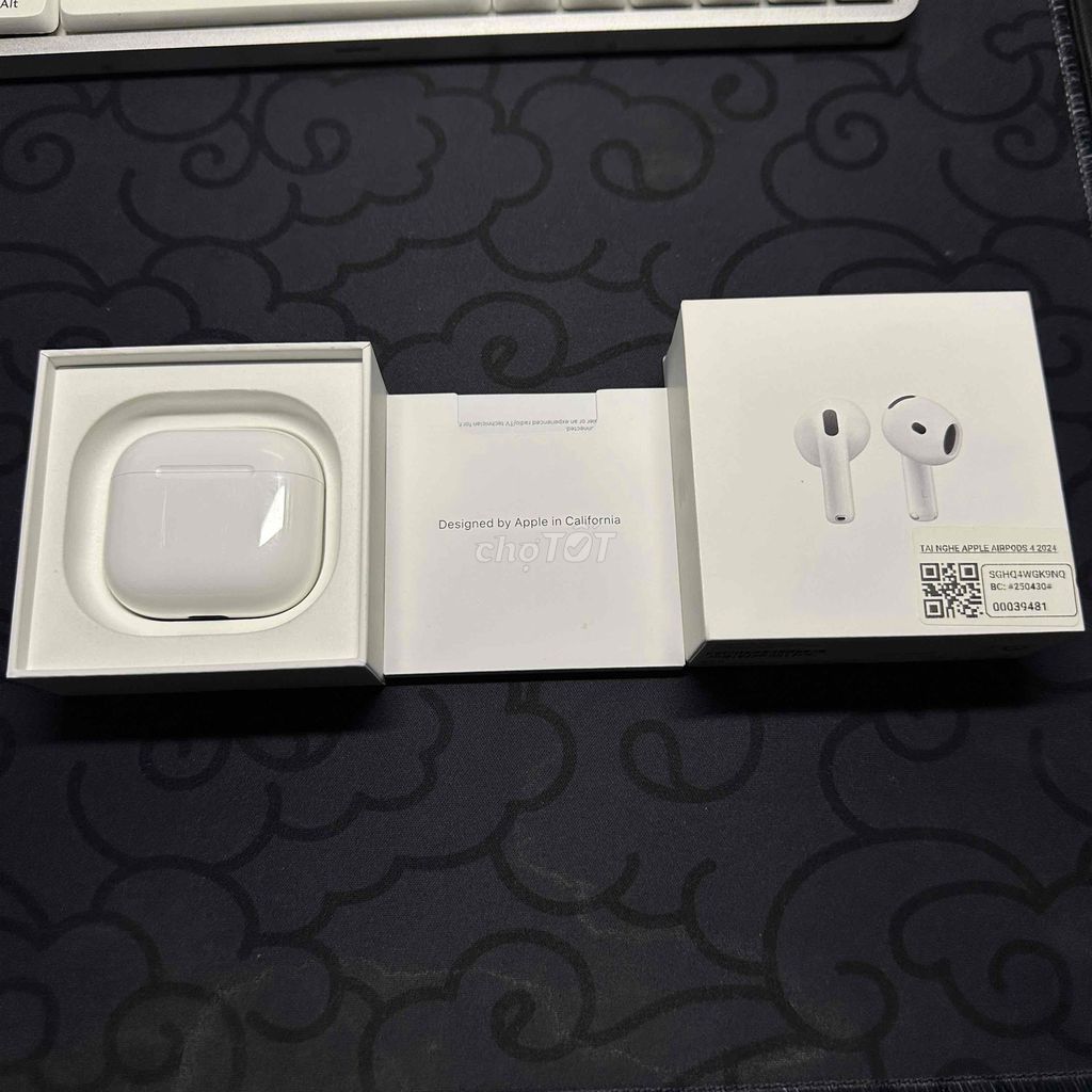 Tai nghe Apple AirPods 4 Trắng mới tinh ạ. Mua bán Tivi, Âm thanh tại Quận Bắc Từ Liêm Hà Nội được đăng bởi friendly hình 1