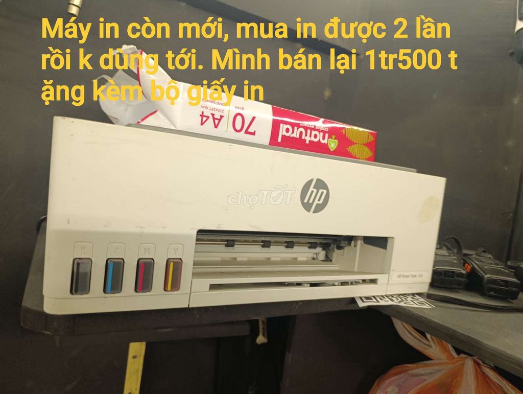 Máy in HP Smart Tank 380 Trắng Còn mới. Mua bán Đồ dùng văn phòng tại Quận Ngũ Hành Sơn Đà Nẵng được đăng bởi Vo Thao Ly  hình 1