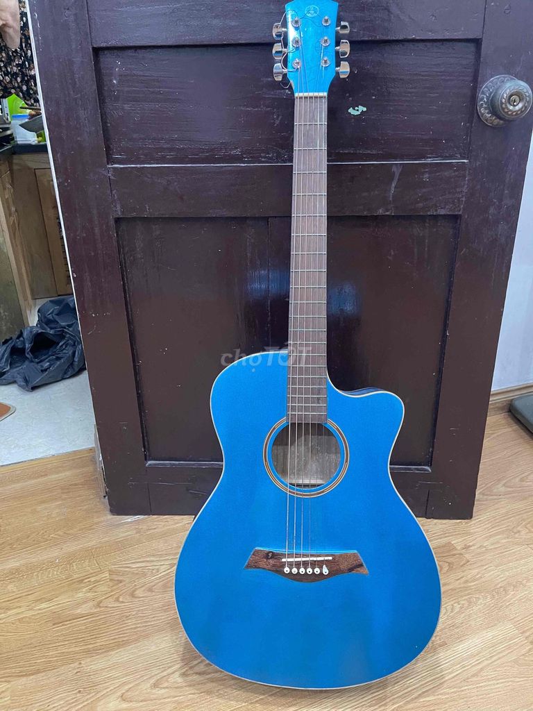 Đàn Guitar Acoustic Dây thép Xanh dương. Mua bán Nhạc cụ tại Quận Đống Đa Hà Nội được đăng bởi Tiệm Tạp Hoá Ký Ức  hình 1