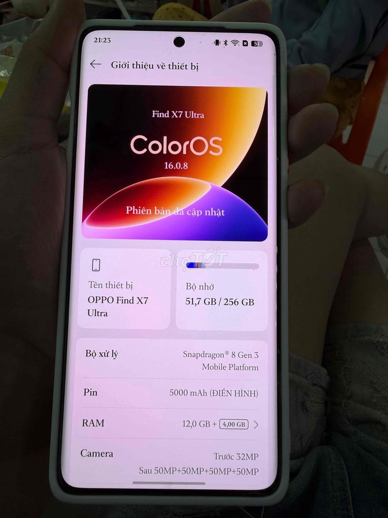 OPPO Find X7 Ultra 12GB/256GB. Mua bán Điện thoại tại Huyện Ba Tri Bến Tre được đăng bởi Hắc Long hình 1