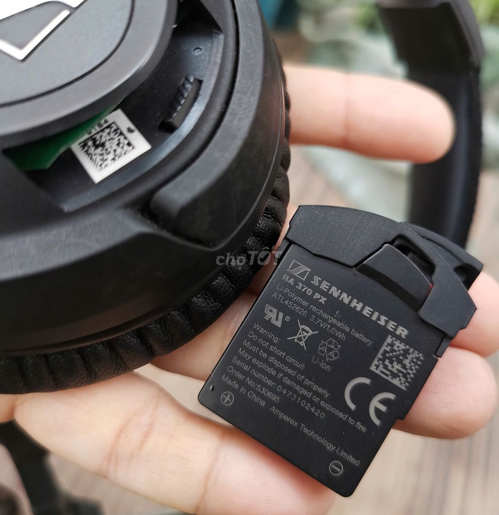 Tai nghe Sennheiser MM 500-X Bluetooth Đen. Mua bán Tivi, Âm thanh tại Quận Hai Bà Trưng Hà Nội được đăng bởi Kapa2H208 hình 1