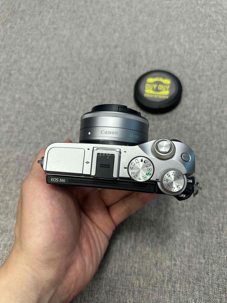 Máy ảnh Canon M6 Bạc kèm lens 22F2 STM. Mua bán Máy ảnh, Máy quay tại Quận Bình Tân Tp Hồ Chí Minh được đăng bởi Phạm Phú Duy hình 1