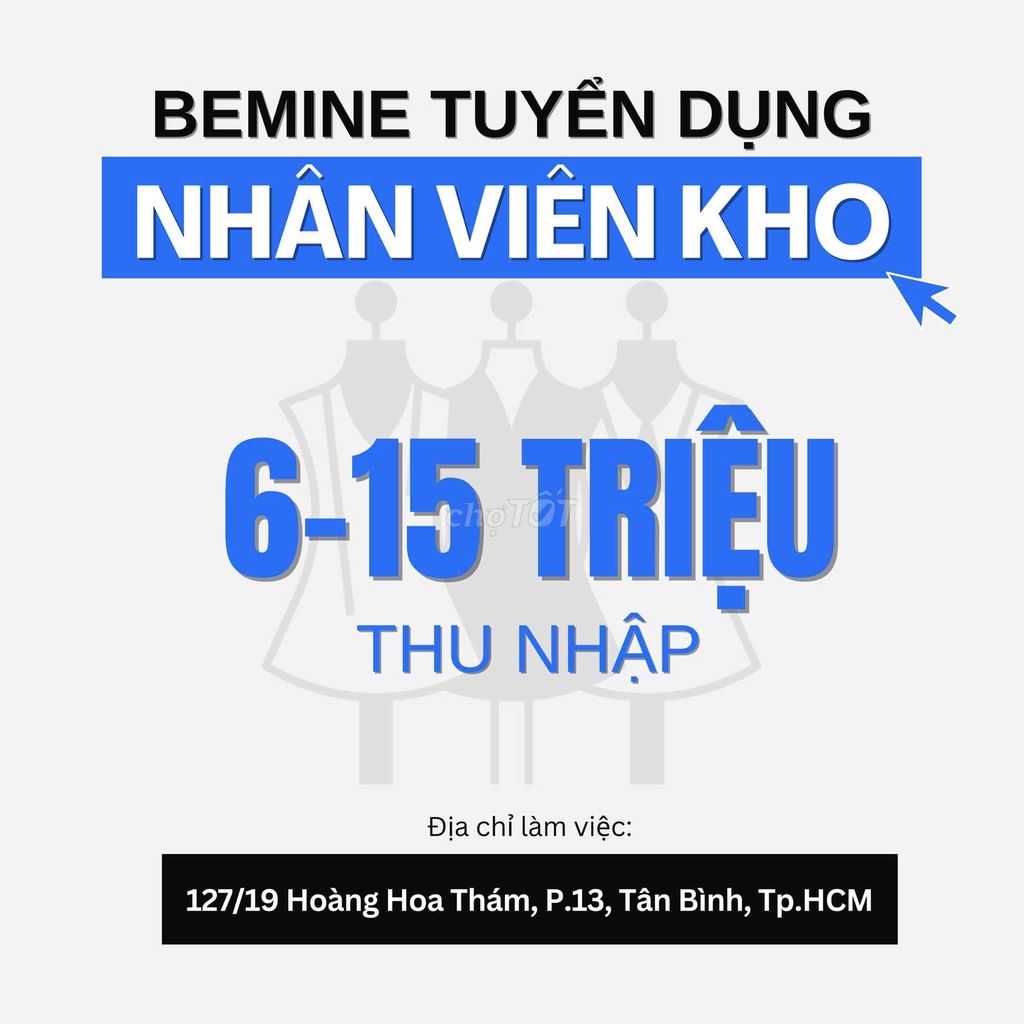 TÌM KIẾM NHÂN VIÊN VẬN HÀNH KHO THỜI TRANG NỮ