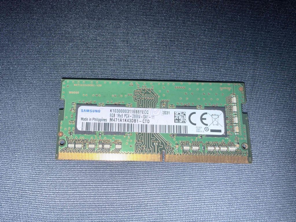 RAM laptop DDR4 2666 8gb. Mua bán Linh kiện (RAM, Card...) tại Thành phố Thủ Đức Tp Hồ Chí Minh được đăng bởi Hoàng Trung Kiên hình 1