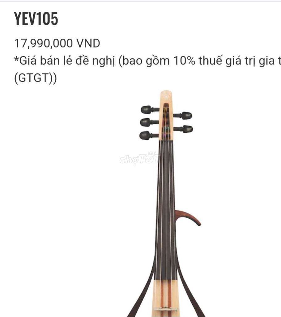 Violin Yamaha YEV105 9tr nửa giá đàn mới 18tr