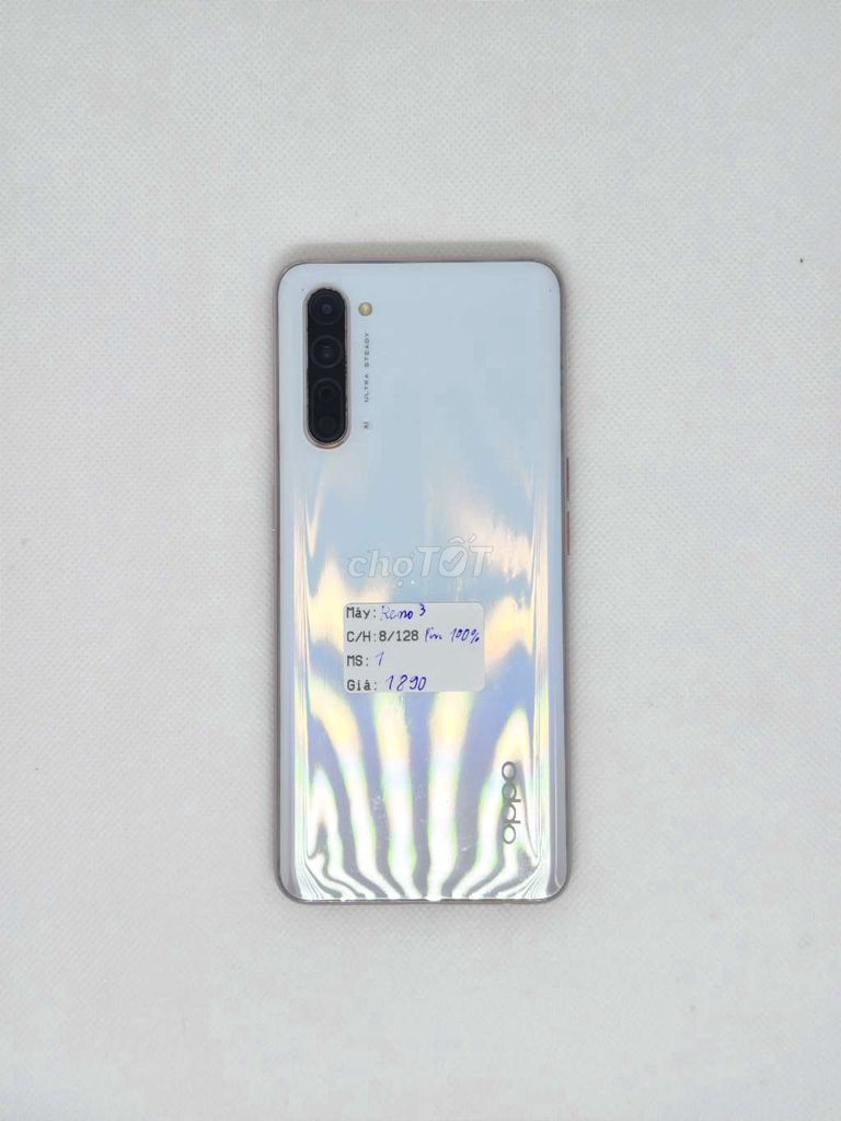 OPPO Reno 3 8/128GB Trắng, pin 100%, có ship - 133096309