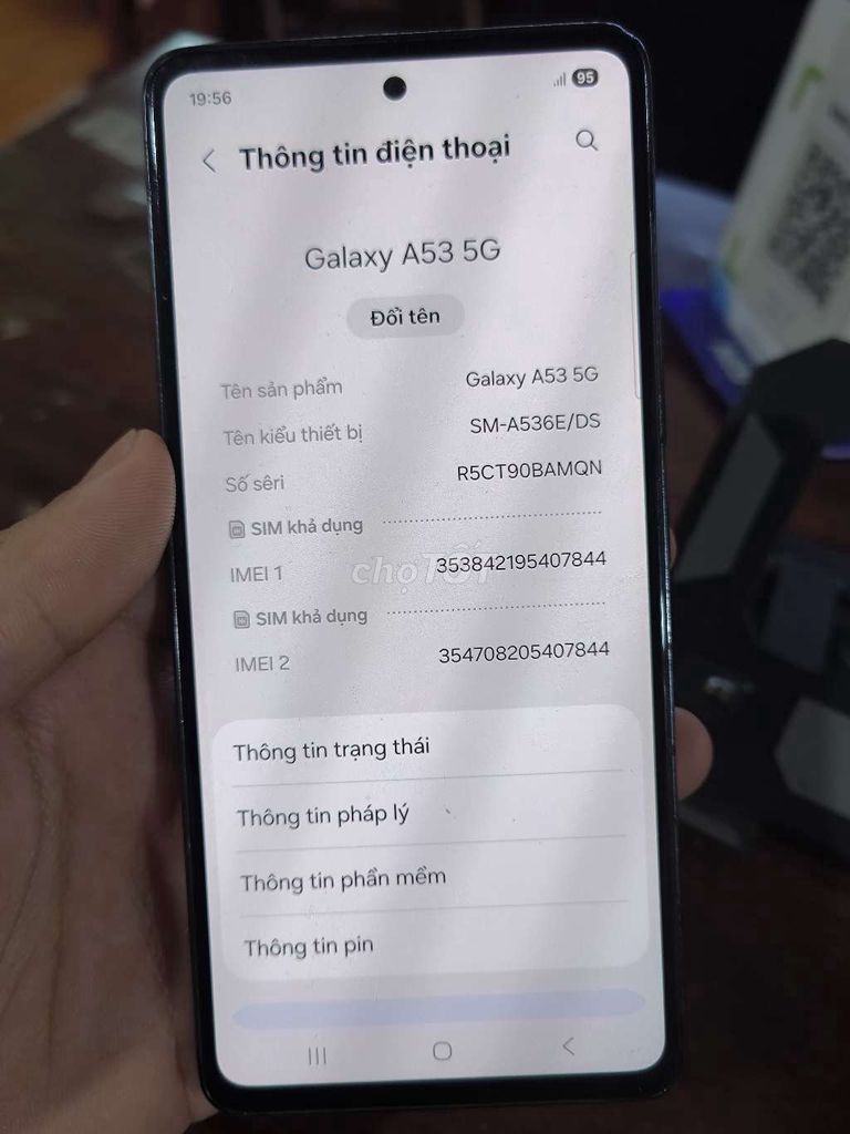 Samsung Galaxy A53 5G 128GB Đen. Mua bán Điện thoại tại Thành phố Thủ Dầu Một Bình Dương được đăng bởi Việt Phê hình 1