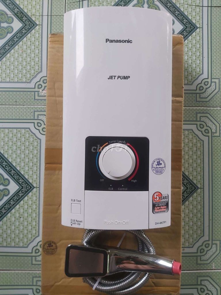 Máy nước nóng Panasonic DH-4NTP1 Trắng. Mua bán Thiết bị vệ sinh, nhà tắm tại Thành phố Rạch Giá Kiên Giang được đăng bởi NHIỆT ĐỚI  hình 1