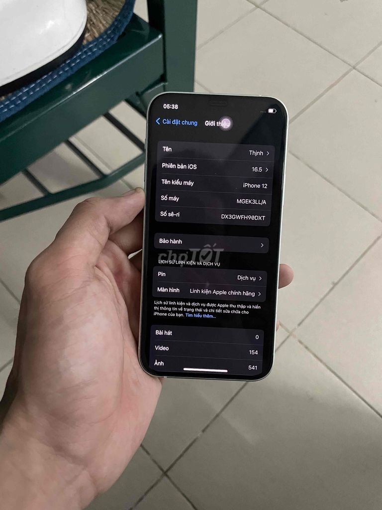 iPhone 12 64GB Xanh Mint lock. Mua bán Điện thoại tại Huyện Củ Chi Tp Hồ Chí Minh được đăng bởi Thịnh Đây Nè hình 1