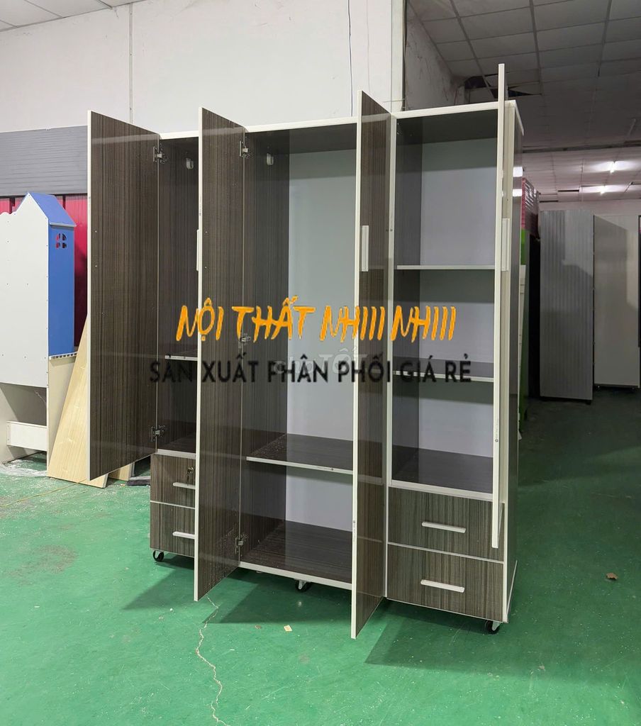 Tủ quần áo nhựa vân gỗ 1m8x1m45. Mua bán Tủ, kệ gia đình tại Huyện Cần Giờ Tp Hồ Chí Minh được đăng bởi Ngọc NTTL hình 1
