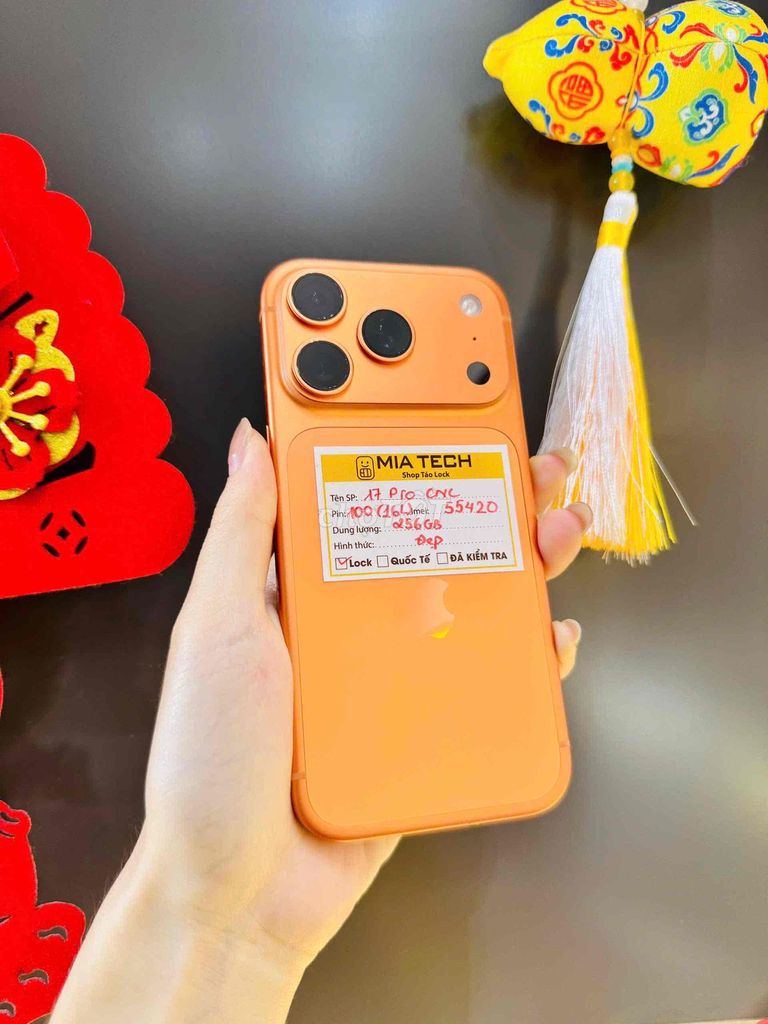 Apple iPhone 17 Pro Lock 256GB Cam Đã qua sử dụng. Mua bán Điện thoại tại Quận Ba Đình Hà Nội được đăng bởi Huy Trần hình 1