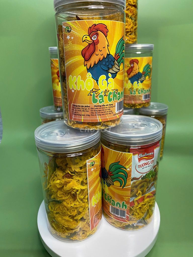 Khô Gà Lá Chanh Ngon Giòn 250g V-FOOD,  thơm ngon. Mua bán Đồ ăn, thực phẩm và các loại khác tại Huyện Hóc Môn Tp Hồ Chí Minh được đăng bởi ĂN VẶT VFOOD hình 6