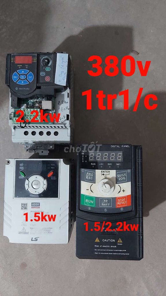 Biến tần Allen-Bradley 2.2kW 380V. Mua bán Đồ chuyên dụng, Giống nuôi trồng tại Huyện Quỳ Hợp Nghệ An được đăng bởi Luc hình 1
