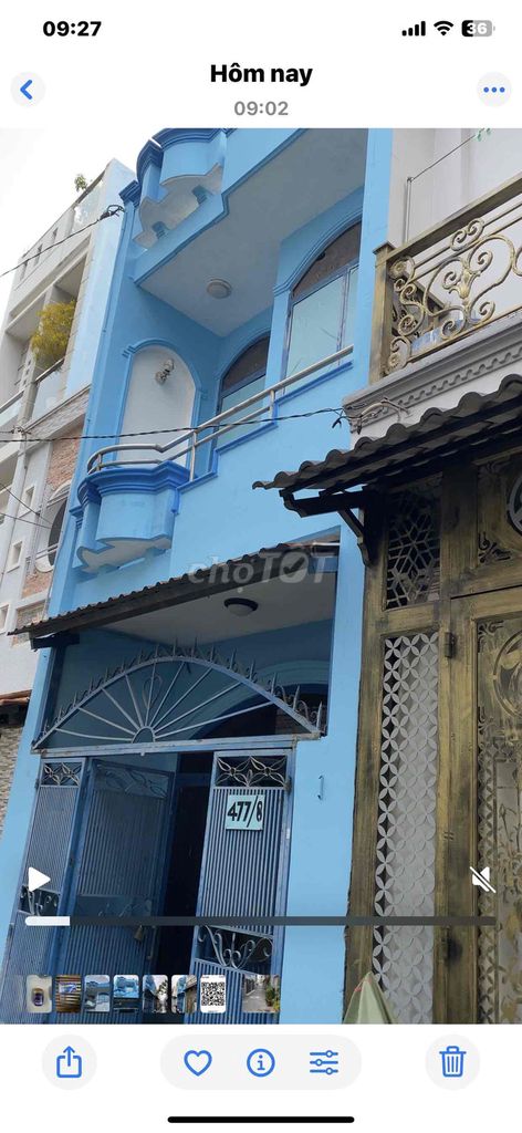 Аренда · 3 комн. · 45 м² · Quận Gò Vấp, ул. Đường Phạm Văn Chiêu