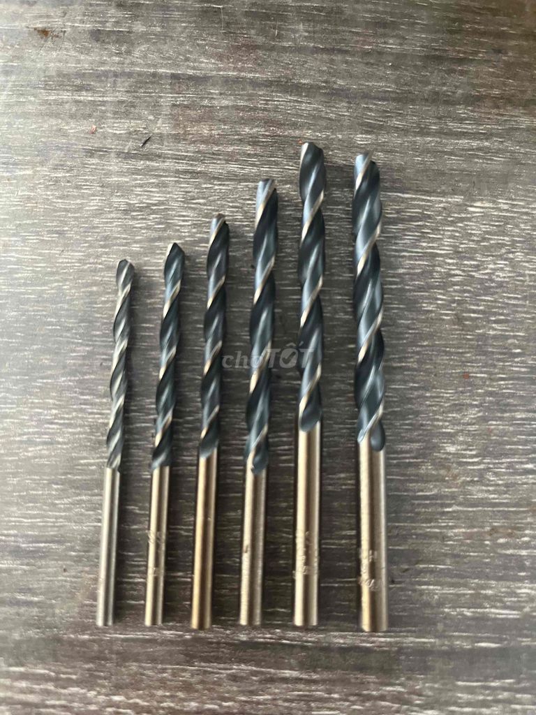 Mũi khoan 3.5mm - 6mm 6 mũi. Mua bán Nội thất, đồ gia dụng khác tại Huyện Bù Đăng Bình Phước được đăng bởi văn hình 1