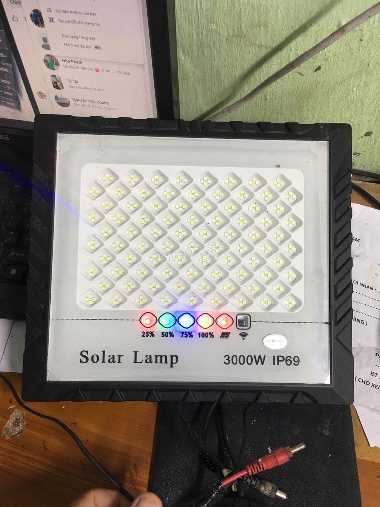 Đèn LED năng lượng mặt trời 3000W IP69. Mua bán Đèn tại Thị xã Duy Tiên Hà Nam được đăng bởi hinh dieu linh hình 1
