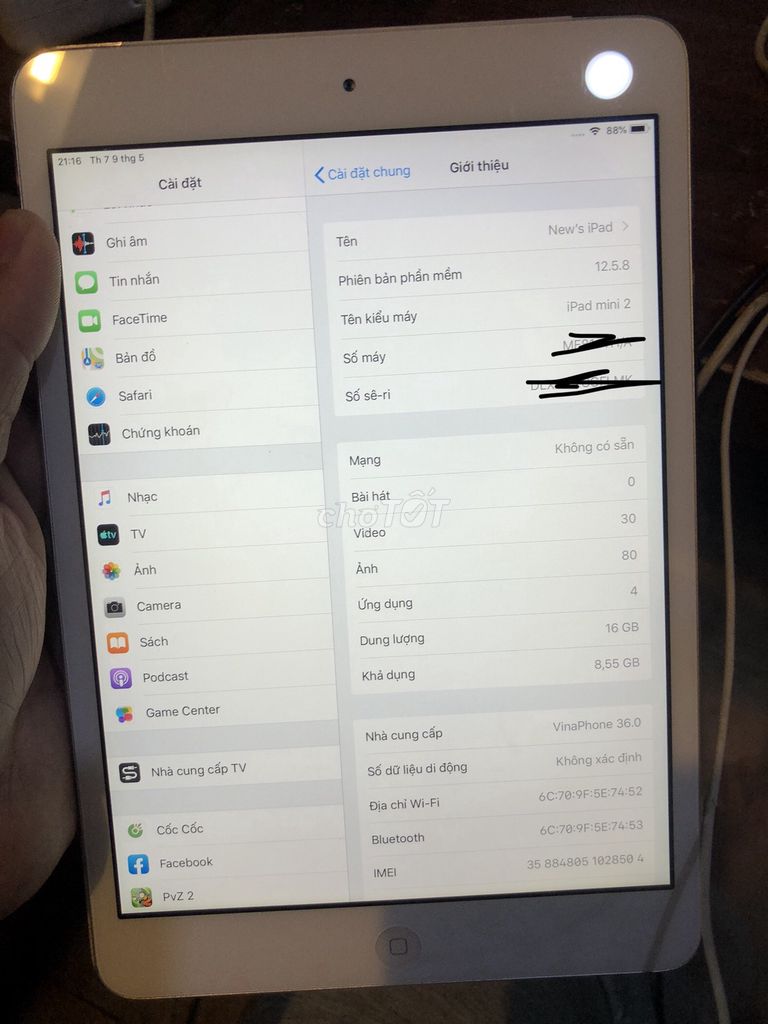 Apple iPad mini 2 16GB Bạc. Mua bán Máy tính bảng tại Quận 12 Tp Hồ Chí Minh được đăng bởi Dug hình 1