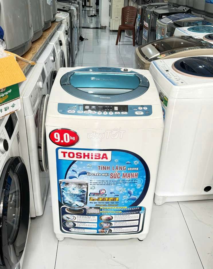 MÁY GIẶT TOSHIBA 9KG - BAO SÀU ÊM, NHẸ ĐIỆN