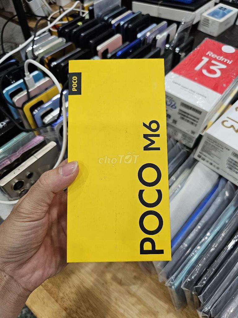 XIAOMI POCO M6 FULLBOX NEW 100% 6G/128G VN BH 18T