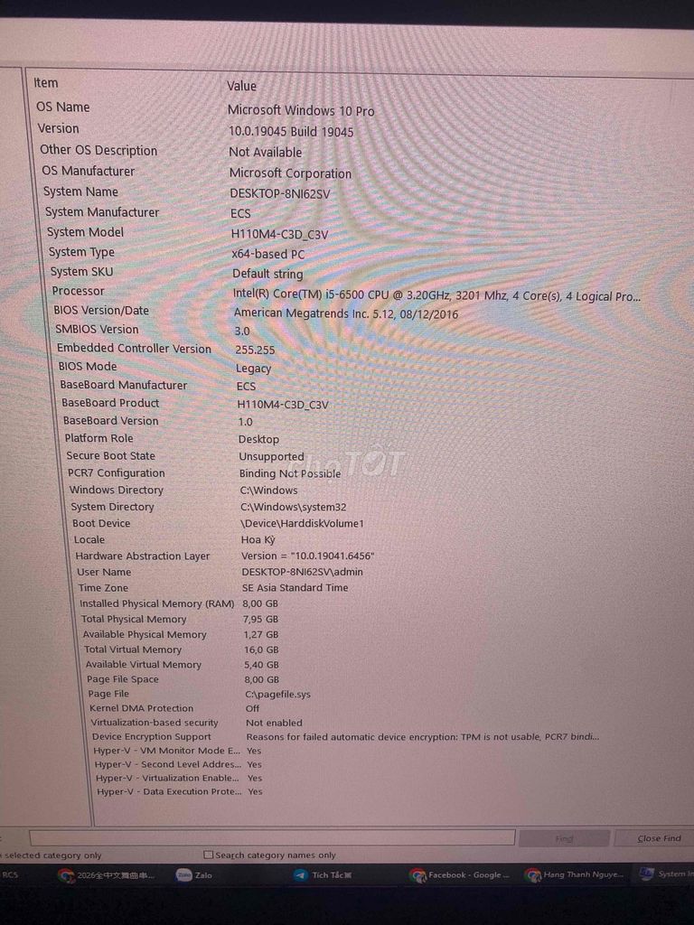 PC i5, RAM 8GB, SSD 250GB, có kèm bàn ghế loa. Mua bán Máy tính để bàn tại Huyện Đức Linh Bình Thuận được đăng bởi Ma Subu hình 1