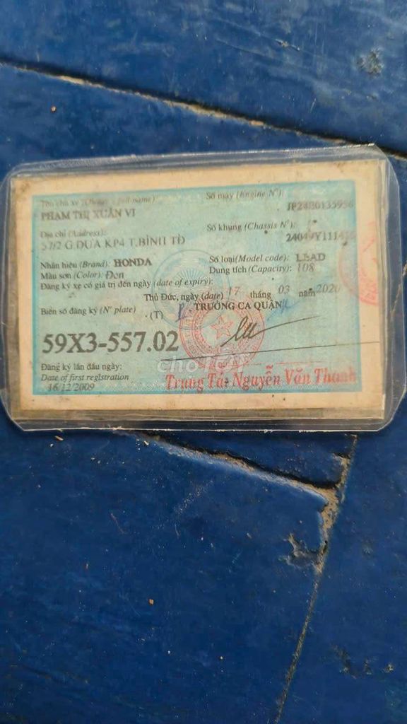 Thanh lý xe Honda Lead. Mua bán Xe máy tại Thành phố Dĩ An Bình Dương được đăng bởi câm đô kim ngoc QL1A  hình 4