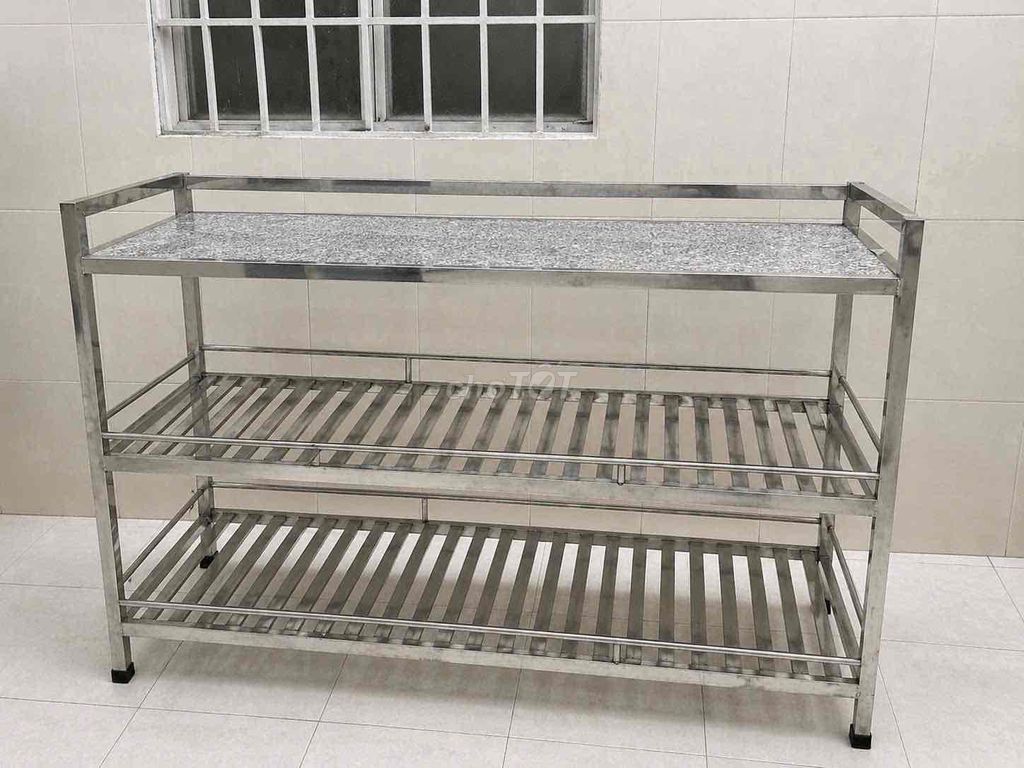 Kệ Inox Đá hoa cương 120x60 cũ. Mua bán Tủ, kệ gia đình tại Thành phố Vũng Tàu Bà Rịa - Vũng Tàu được đăng bởi Aquafini hình 1