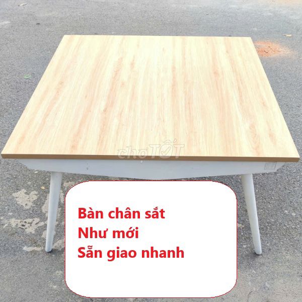 Bàn chân sắt Như mới,bàn họp chân sắt 1m2 như mới. Mua bán Đồ dùng văn phòng tại Quận Bình Thạnh Tp Hồ Chí Minh được đăng bởi Thanh lý Nội thất giá sỉ hình 1