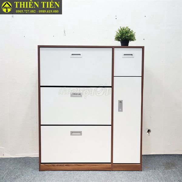 Tủ giày thông minh 3 tầng (đậm) (Hàng MỚI 100%). Mua bán Tủ, kệ gia đình tại Quận Cẩm Lệ Đà Nẵng được đăng bởi Huỳnh Hà  hình 1