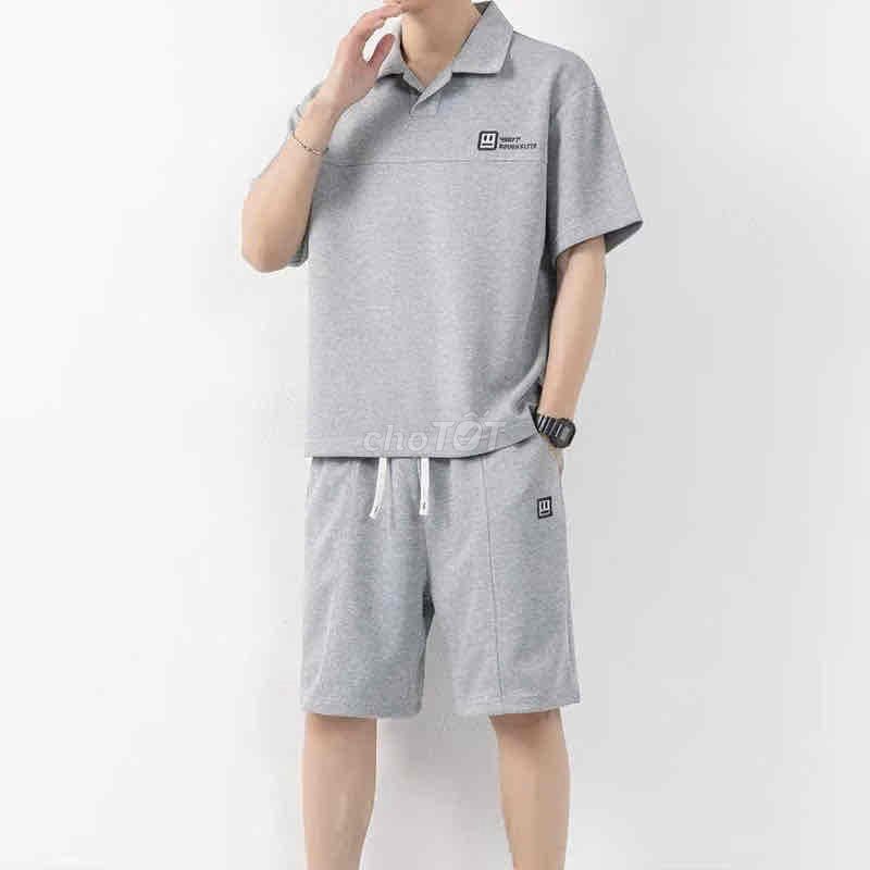 Bộ đồ thể thao Nam Xám Vải mềm. Mua bán Quần áo tại Quận Hoàng Mai Hà Nội được đăng bởi Giang hình 1