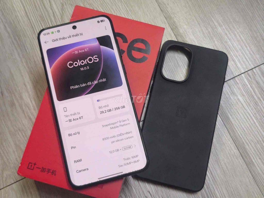 OnePlus Ace 6T 256GB Đen. Mua bán Điện thoại tại Quận Cầu Giấy Hà Nội được đăng bởi Largo hình 1