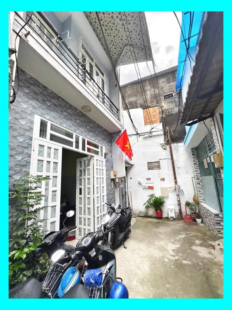 [SHR] Quang Trung P10 4x8m 1 Trệt 1 Lầu 2 Phòng Ngủ Hẻm 3M