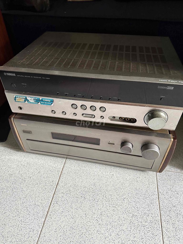 Amply Yamaha RX-V567 Bạc. Mua bán Tivi, Âm thanh tại Quận Gò Vấp Tp Hồ Chí Minh được đăng bởi Nghe Nhìn hình 1