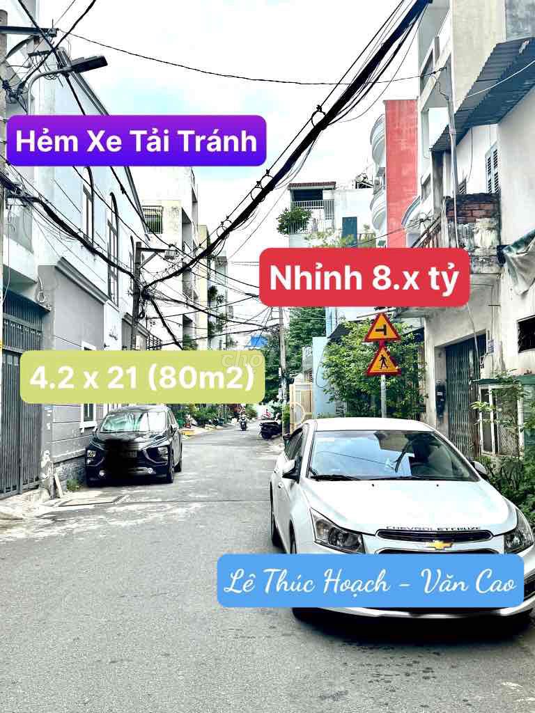 Nhà hẻm nhựa 6m, Ô Tô Ngủ Nhà, 2 Tầng BTCT. DT 4.2 x 20 - Nhỉnh 8 tỷ