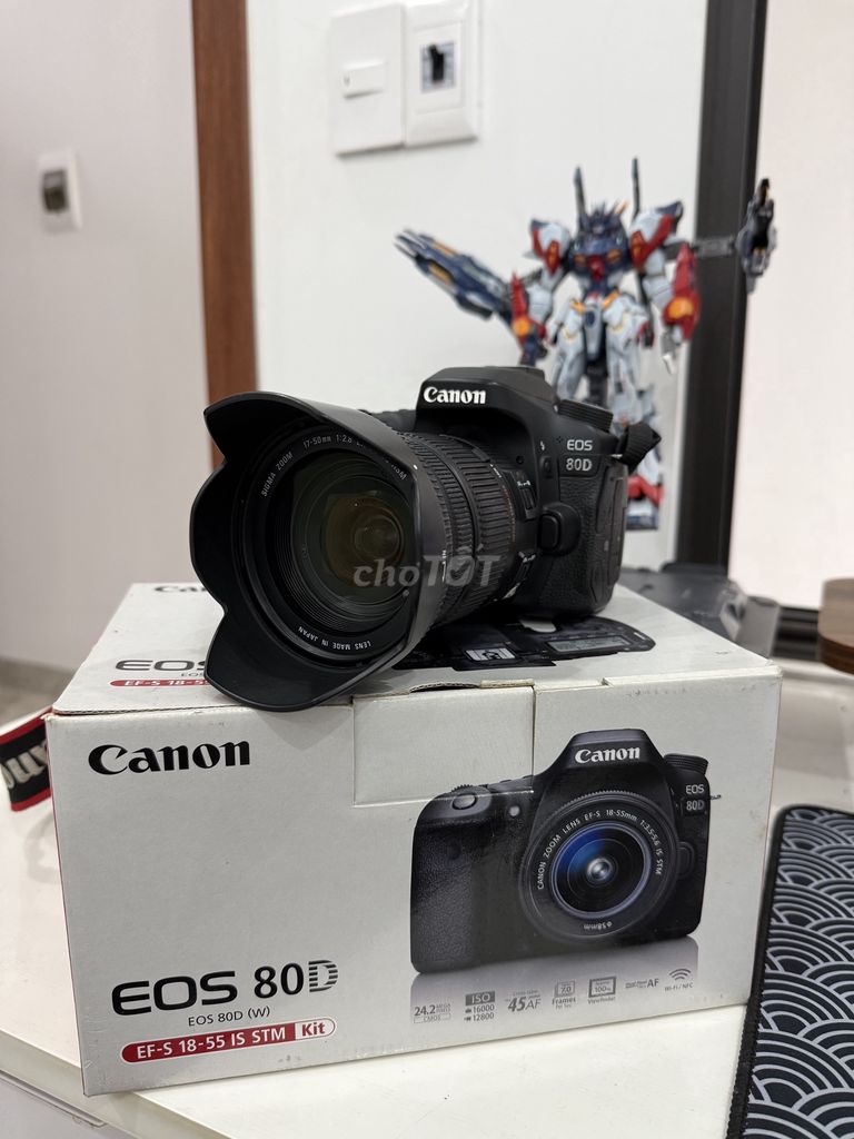 Máy ảnh Canon EOS 80D Đã sử dụng. Mua bán Máy ảnh, Máy quay tại Quận Liên Chiểu Đà Nẵng được đăng bởi Phước Văn hình 1