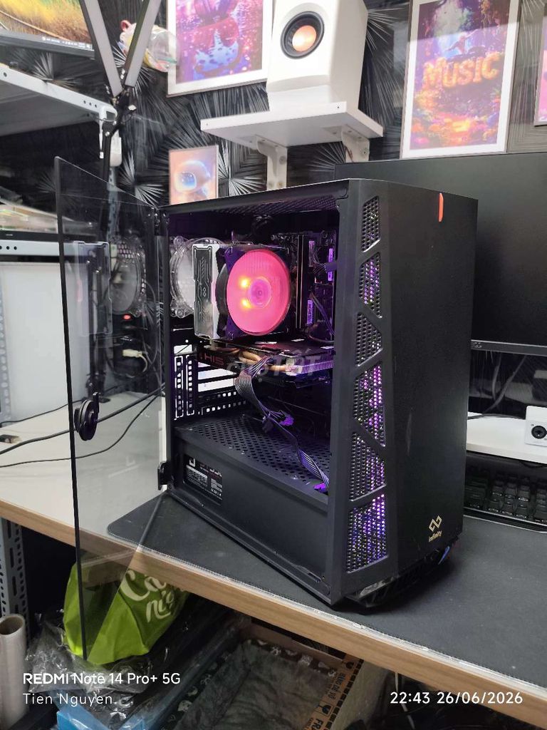 THÙNG PC GAME i7-8700/RX580/16GB/250GB . Mua bán Máy tính để bàn tại Quận 3 Tp Hồ Chí Minh được đăng bởi Tiến Nguyễn hình 1
