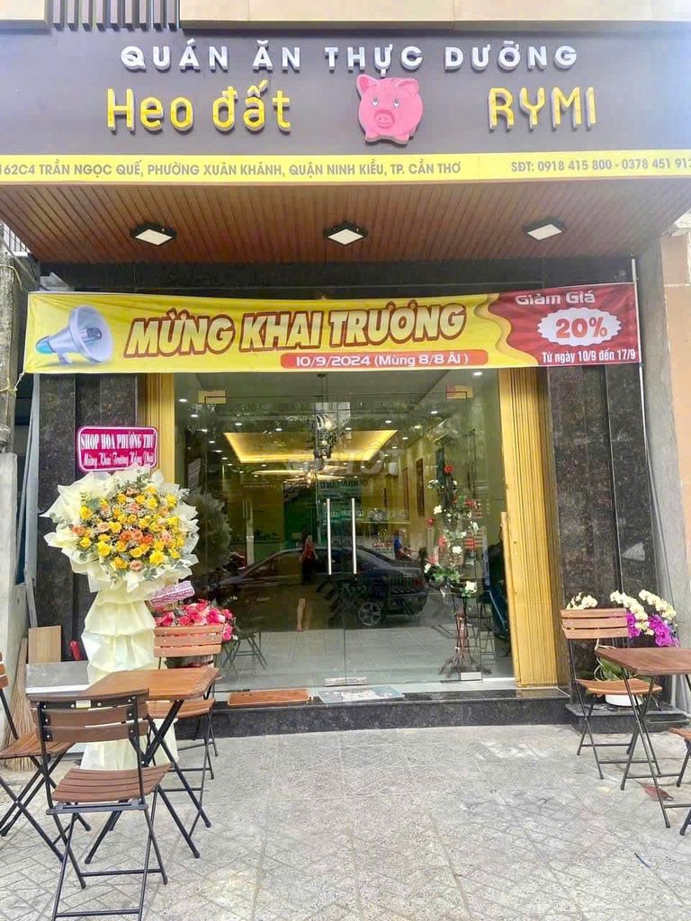 Cho thuê nhà mặt tiền 1 trệt 2 lầu đường trần ngọc quế giá 20 triệu