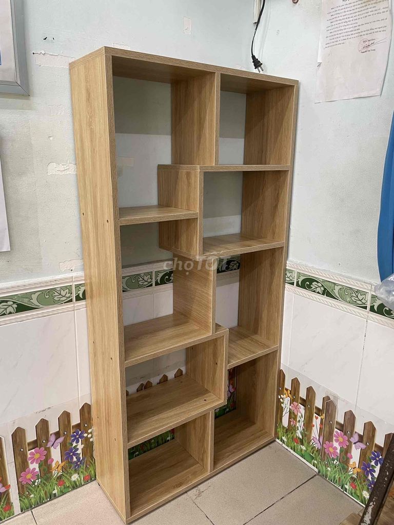 Kệ sách gỗ MDF Vàng gỗ 1.2m. Mua bán Tủ, kệ gia đình tại Huyện Bình Chánh Tp Hồ Chí Minh được đăng bởi TUẤN hình 1