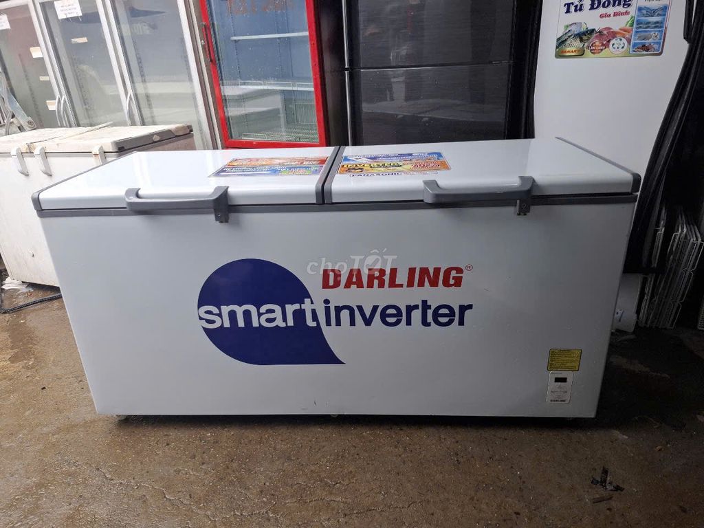 Tủ đông xuốt Darling inverter 870 lít, mới 92%